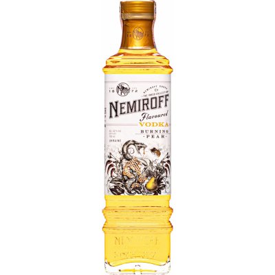 Nemiroff Burning PEAR Flavored Vodka 40% 0,7 l (holá láhev)