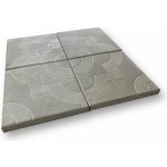 Báča Beton plošná protiskluzová Baroko 30 x 30 x 3 cm 20550_CIH2 cihlová 1 ks – Sleviste.cz