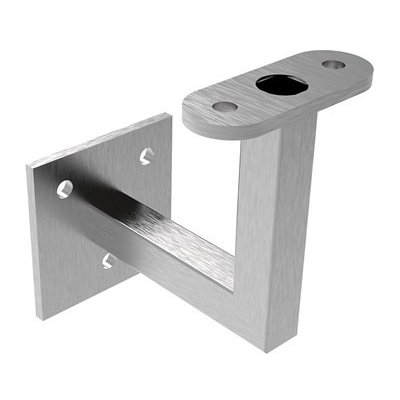 Držák madla na zeď AISI304, 40x40x2/M8mm - brus – Sleviste.cz