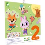 Prelepovateľné samolepky Zvieratká od 2 rokov Janod – Zboží Mobilmania