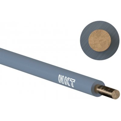 NKT CY H07V-U 6 šedý 1 m – Zbozi.Blesk.cz