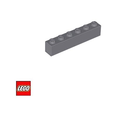 LEGO® 3009 Kostka 1x6 Tmavě-Šedá – Sleviste.cz