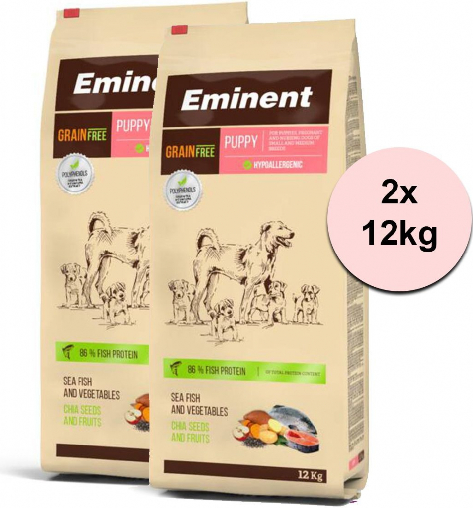 Eminent Grain Free Puppy 33/17 2 x 12 kg