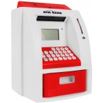 Pokladnička bankomat ATM s českými bankovkami červená – Zboží Mobilmania