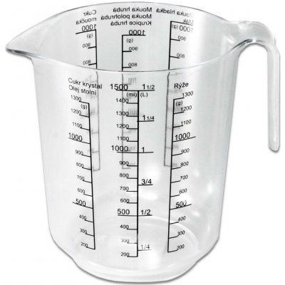 PETRAPLAST odměrka 1,5l s potiskem PH TRA – Zboží Dáma