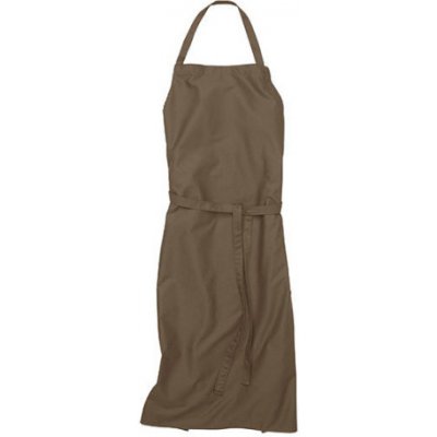 Cg Workwear Verona Dlouhá pracovní zástěra s laclem 01145-01 Taupe – Hledejceny.cz