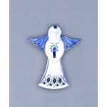 Cibulák Vánoční ozdoba anděl svíce 11 cm originální cibulákový porcelán Dubí cibulový vzor 10606-39 – Hledejceny.cz