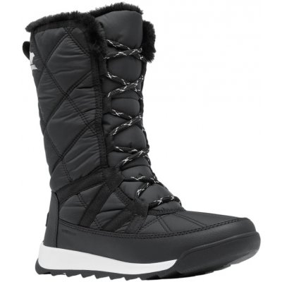 Sorel Whitney II Plus Tall Lace Wp černá/bílá – Zboží Dáma