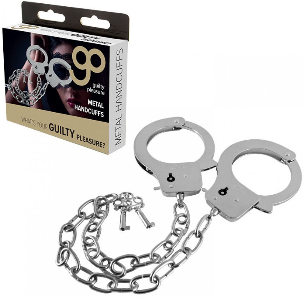 Guilty Pleasure Metal Handcuffs erotická pouta | Srovnanicen.cz