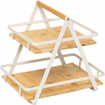 5five Simply Smart Stojací polička na kuchyňskou linku ORDERA, 30,5 x 22,5 x 29 cm, bílá béžová – Hledejceny.cz