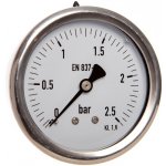 PREMATLAK manometr P300 / 358 G 0/2,5bar, G1/4B zadní přip. + glycerinové plnění – Zbozi.Blesk.cz