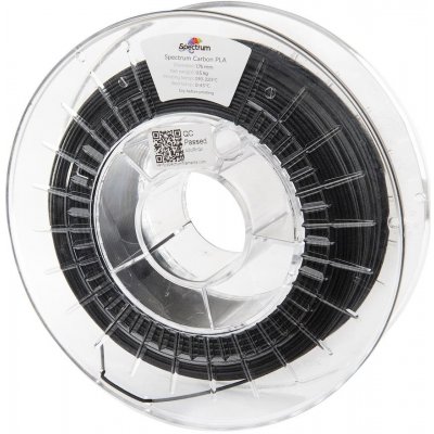 Spectrum PLA Carbon, 1,75mm, 500g, 80465, black – Zboží Živě