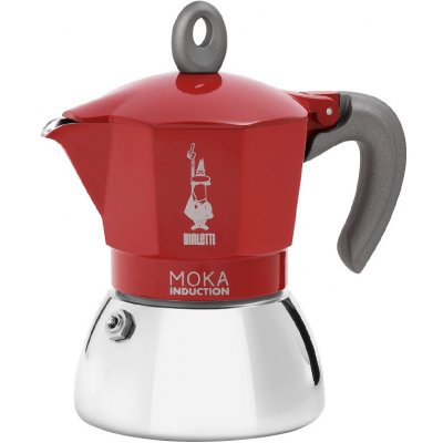 ManuCafe Bialetti Red Moka konvička indukční 6 – Hledejceny.cz