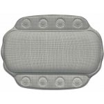 KELA Polštář do vany KRETA 32 x 23 cm šedá KL-22371 – Zboží Dáma