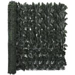 vidaXL Balkónová zástěna s tmavě zelenými listy 600 x 100 cm – Zboží Mobilmania