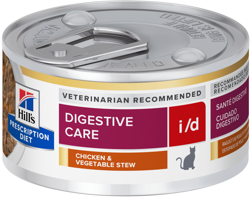 Hill\'s Prescription Diet Diet i / d Digestive Care Chicken&Vegetables pro kočky 82 g