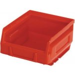 Manutan Plastový box 6,2 x 10,3 x 12 cm, červený – Sleviste.cz