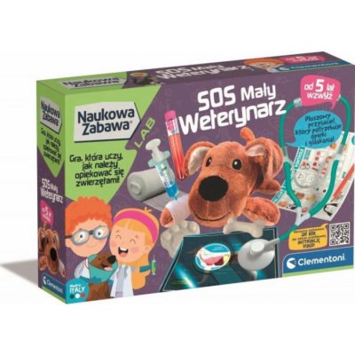 Clementoni Vědecká zábava. SOS Malý veterinář 50712 – Hledejceny.cz