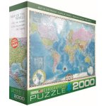 EuroGraphics Mapa světa 2000 dílků – Hledejceny.cz