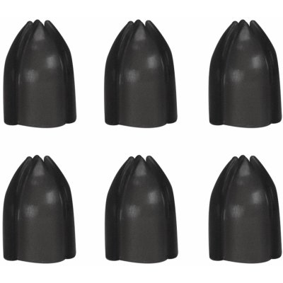 L-Style Shell Lock Ring plastové průsvitné černé 6ks – Sleviste.cz