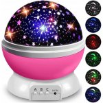 Projektor noční oblohy Deluxe růžová – Zboží Dáma