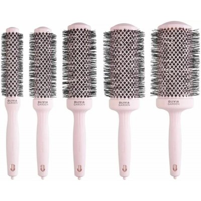 Olivia Garden Expert Speed Pastel Pink Foukací kartáč Pastel Pink 45mm – Zboží Mobilmania