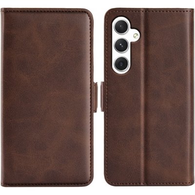 VSECHNONAMOBIL SIDE Peněženkové pouzdro Samsung Galaxy S24 5G tmavě hnědá 68984 – Zboží Živě