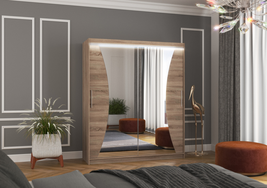 ADRK Furniture Charlotte 180 Truffle