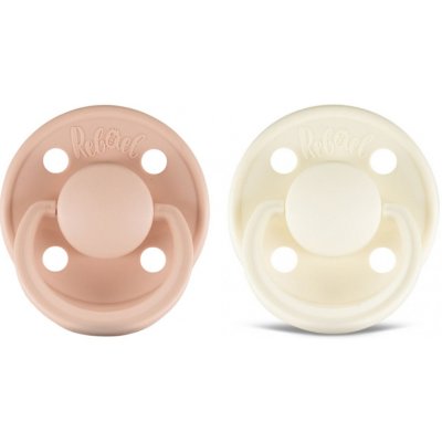 Rebael Dudlík z přírodního kaučuku 2 ks Baby Blush/Champagne – Hledejceny.cz