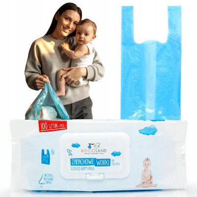 BocioLand Sáčky na plenky s vůní 100ks – Sleviste.cz