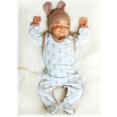 Kojenecké dupačky Lišáček modrá – Zboží Dáma