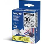 Brother TZE-161, průsvitná/černá, 36mm – Zboží Mobilmania
