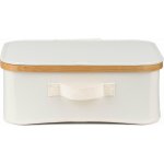 G21 Úložný box 40 x 30 x 15 cm bambusový s víkem béžový – Sleviste.cz