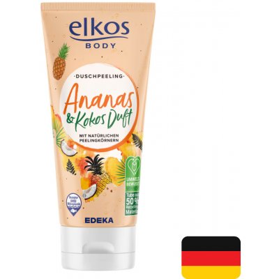 Elkos tělový peeling s vůní ananasu a kokosu 200 ml – Zboží Mobilmania
