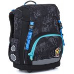 Topgal Lehká aktovka malý robot KIRA 26015 černá – Zboží Mobilmania