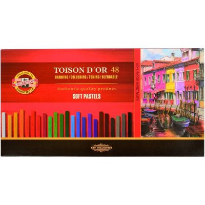 KOH-I-NOOR Toisor D'or Soft Pastels sada suchých pastelů 12 ks – Zboží Dáma