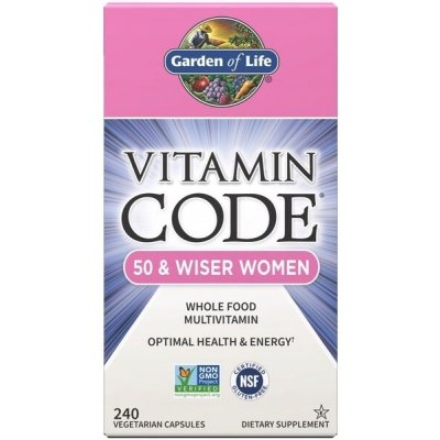 Garden of Life Vitamin Code Women's 50+ Multi s Probiotiky & CoQ10 – Hledejceny.cz