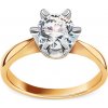 Prsteny iZlato Forever zlatý diamantový prsten 1.000 ct Nela CSBR54