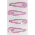 Jednobarevné kovové sponky 4 ks fialová – Hledejceny.cz