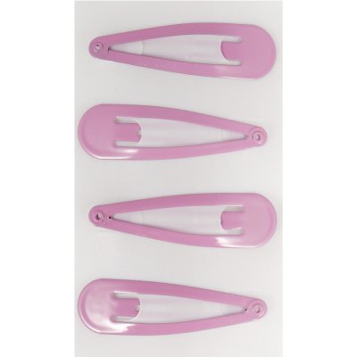 Jednobarevné kovové sponky 4 ks fialová – Hledejceny.cz