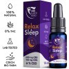 Doplněk stravy na spánek a nervovou soustavu CBD Superhero Relax & Sleep 6% CBD/CBG olej full spectrum 600 mg CBD 10 ml