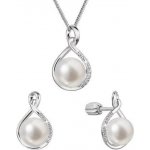Evolution Group perlová souprava z říčních perel bílá 29058.1B – Zboží Mobilmania