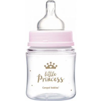 Canpol babies lahev se širokým hrdlem Royal Baby růžová 35/233_PIN 120ml – Zbozi.Blesk.cz