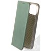 Pouzdro a kryt na mobilní telefon Pouzdro 1Mcz Magnetic Book Apple iPhone 14 Pro tmavě zelené