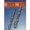 Noty a zpěvník 11 DUETS for FLUTE + CD pro dvě příčné flétny nebo flétnu a klarinet