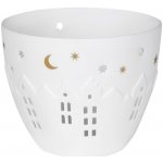 räder Porcelánový svícen Houses, bílá barva, porcelán – Zboží Dáma