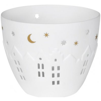 räder Porcelánový svícen Houses, bílá barva, porcelán – Zboží Dáma