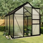 Shumee s podkladovým rámem antracitový hliník 3,61 m² – Zboží Dáma