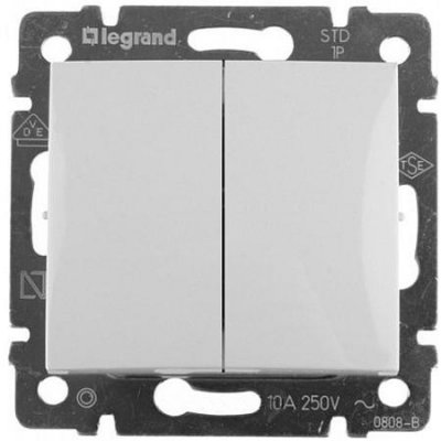 Legrand 774408 VALENA bílá 2x č.6+6 – Hledejceny.cz