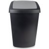 Curver SWING BIN 10L Odpadkový koš 24,6 x 19,8 x 37,3 cm černý 03984-Y09